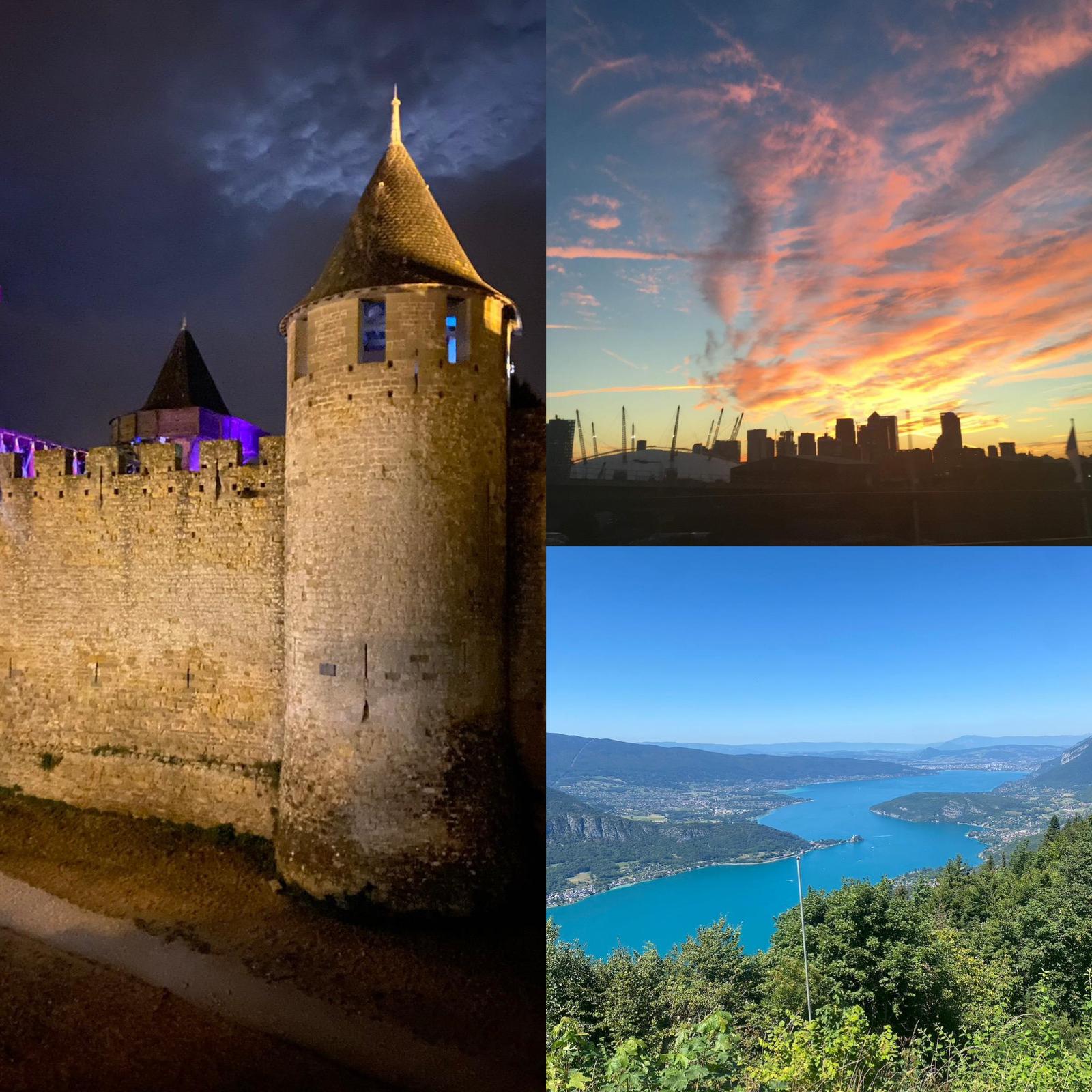 Exploring Carcassonne, Annecy, and London